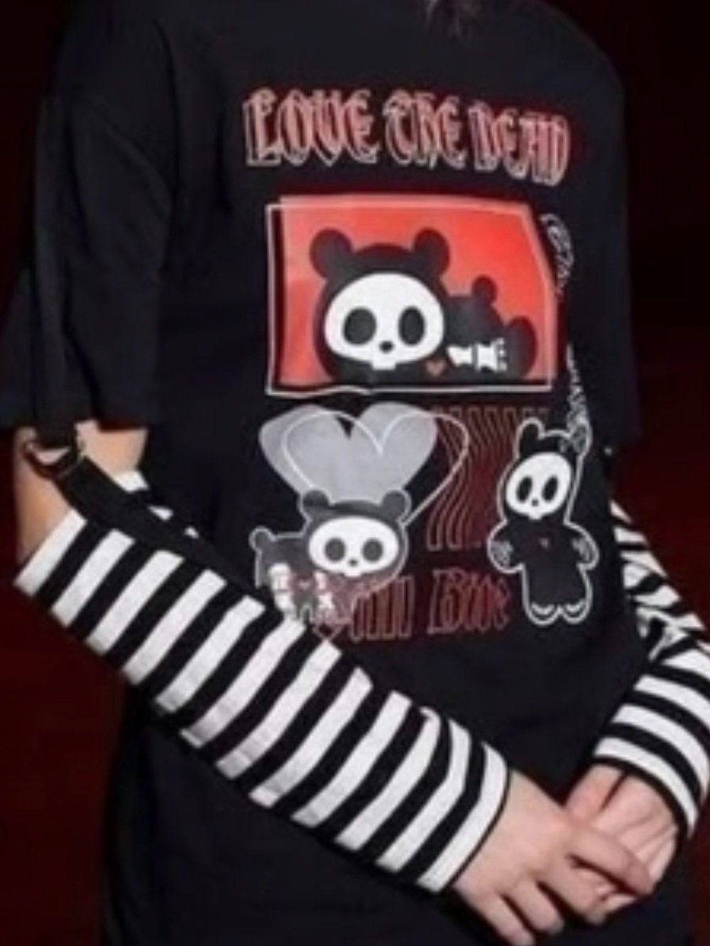 Skelanimals Diego Goth Emo Punk top
